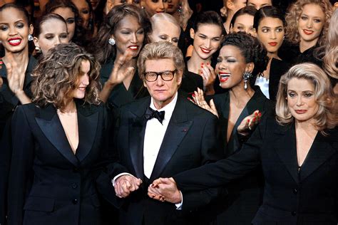 yves saint laurent con log9 scritto|7 ways Yves Saint Laurent changed the fashion world .